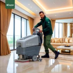Floor Scrubber Dryer Automatic Walk Behind Machine | Floor Cleaning Machine
