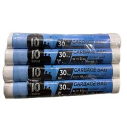 Garbage Bags WHITE  1 x 4 Roll /  size 54 x 60 Cm
