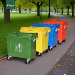 Heavy Duty Outdoor Garbage Waste Bin 660 L