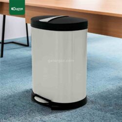 Stainless Steel Semi-Round D-Shaped Pedal Waste Bin