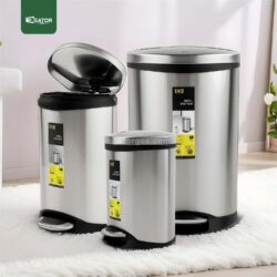 EKO Stainless Steel Bin With Pedal and Slow Closing