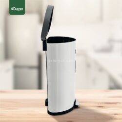 EKO Round Step Waste Disposal Bin with Soft Close Lid 45L