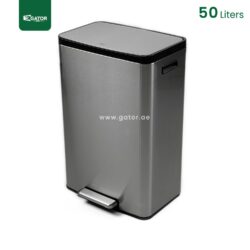 EKO Stainless Steel Large Capacity Touchless Step Trash Bin