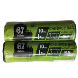 Garbage Bags Black 1 x 2 Roll / size 105 x 125 cm