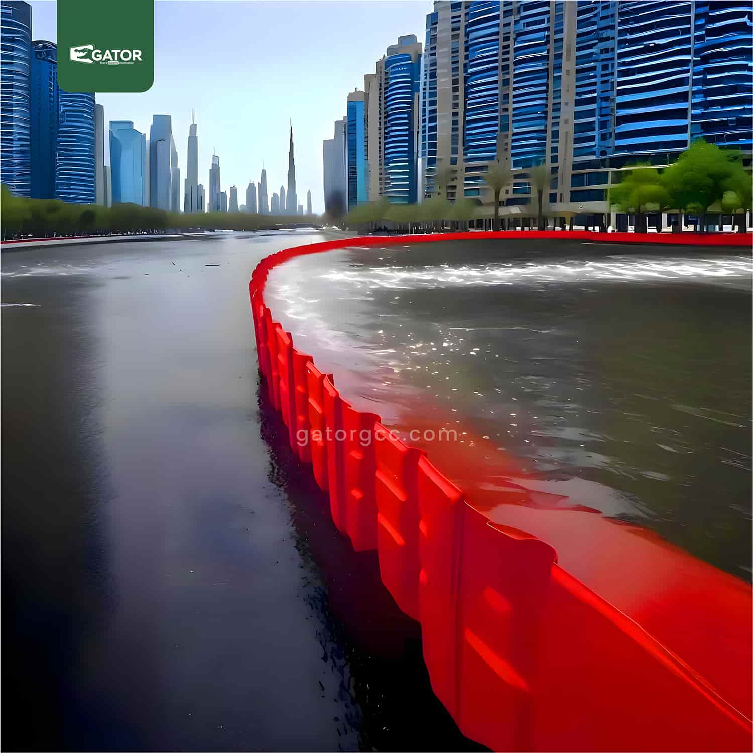 UAE flood barrier