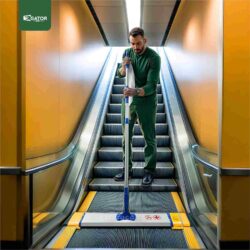 Escalator Cleaning Mop Set With V Shape Sponge