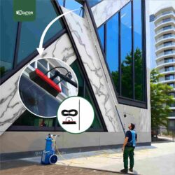 High-Reach Window Cleaning System | Gator Telescopic Pole Pro (18m)