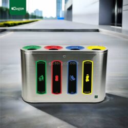 Customizable Recycle Bin Stainless Steel  240LTR | Trash, Garbage, Waste Bin