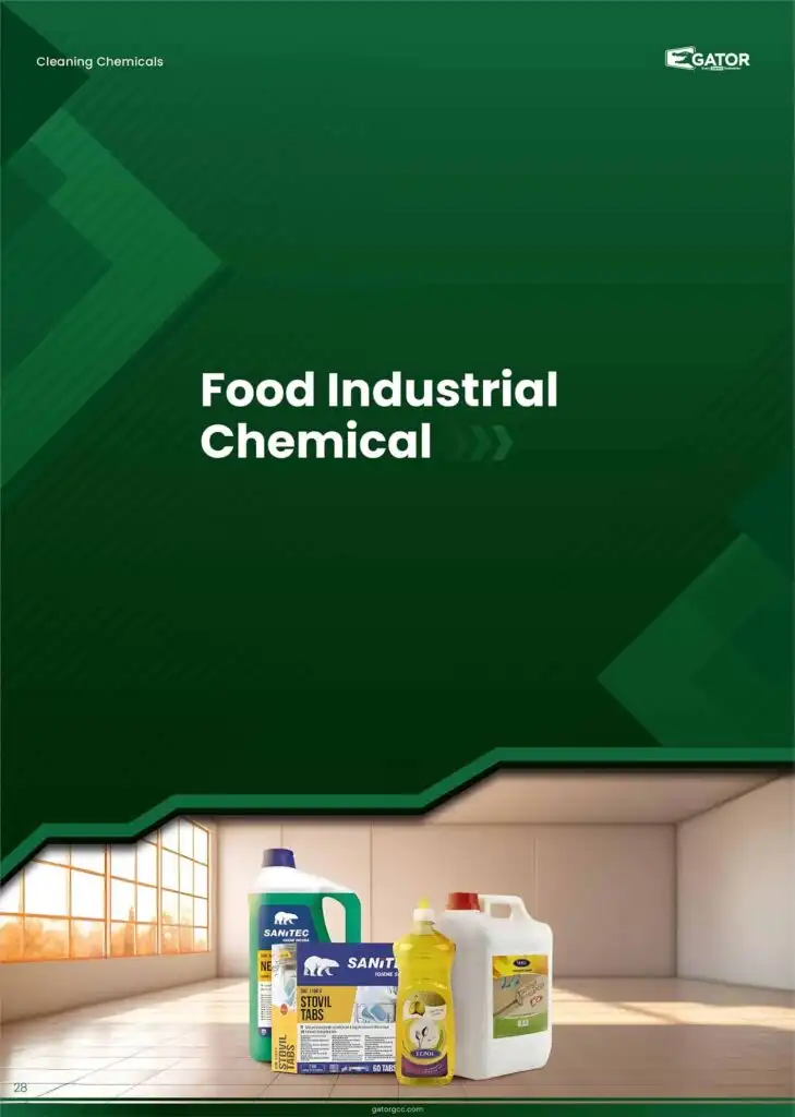 Food Industrial chemical chemicals catalogue gator In Saudi Arabia