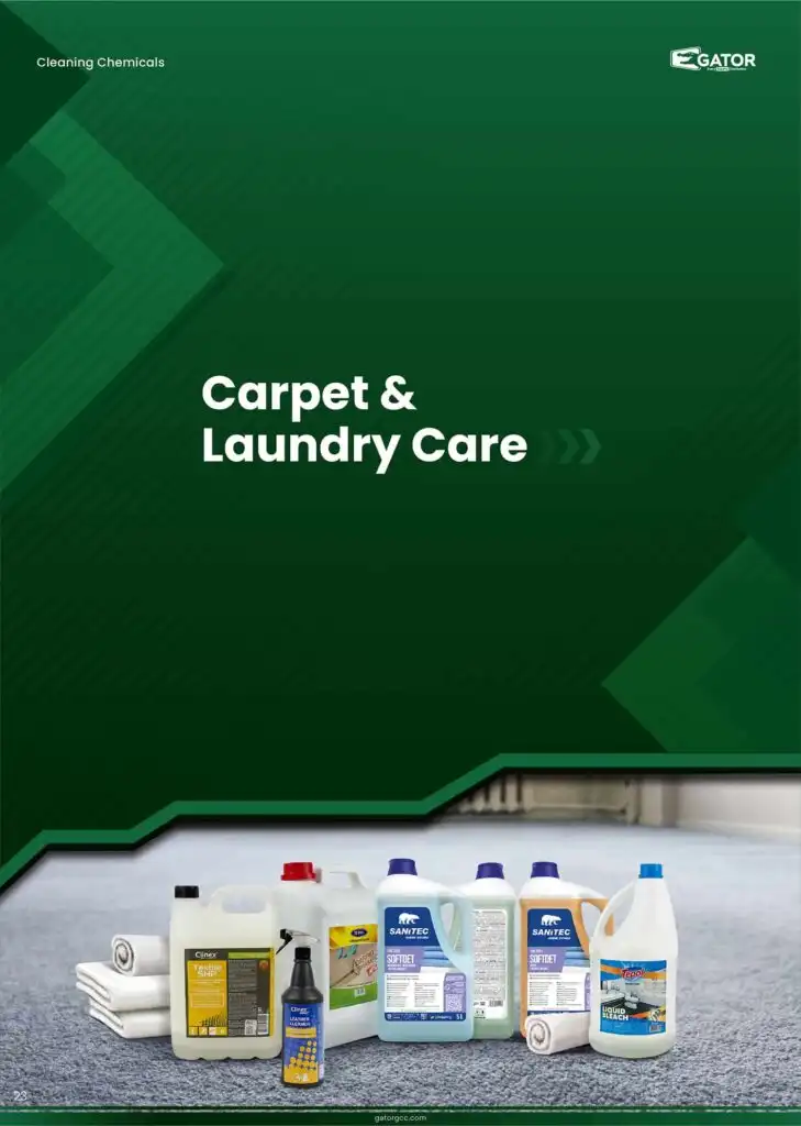 carpet & laundry care chemicals catalogue gator In Saudi Arabia