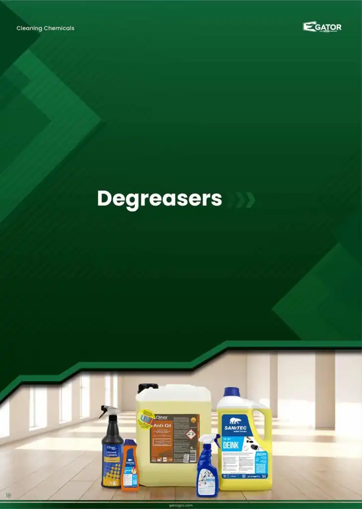 degreaser chemicals catalogue gator In Saudi Arabia