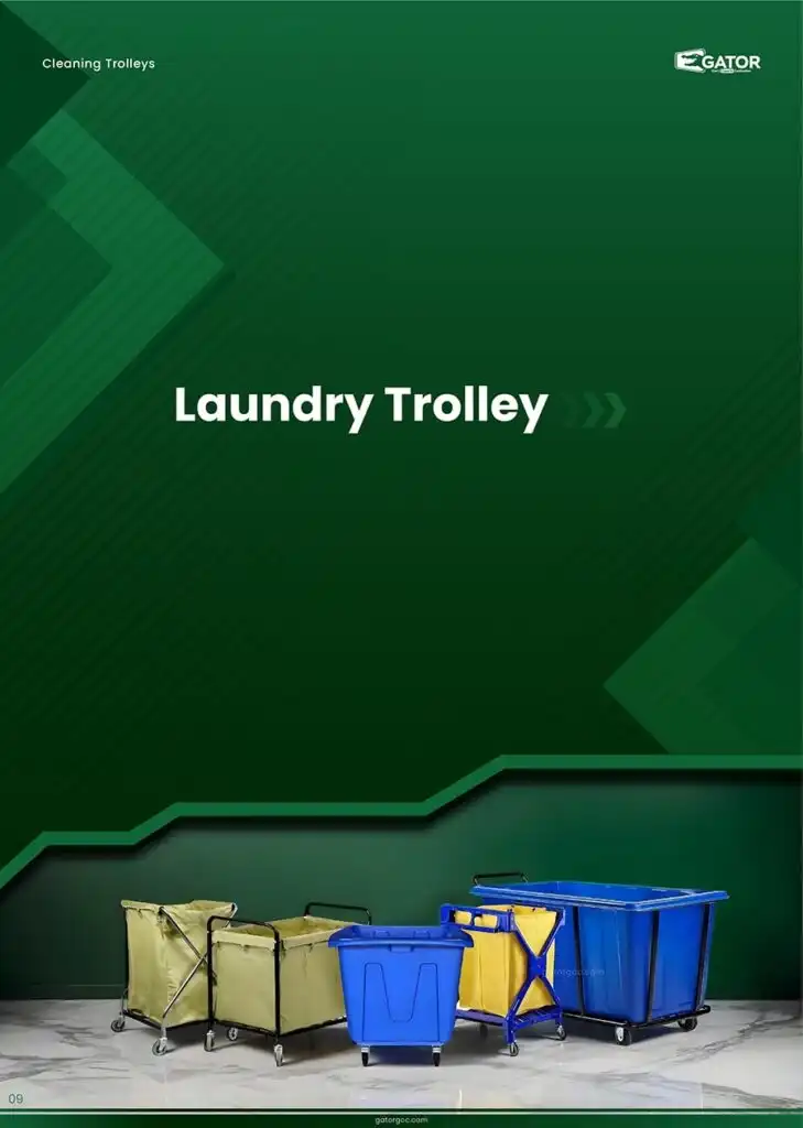 laundry Trolley cleaning trolley Catalouge in saudi arabia