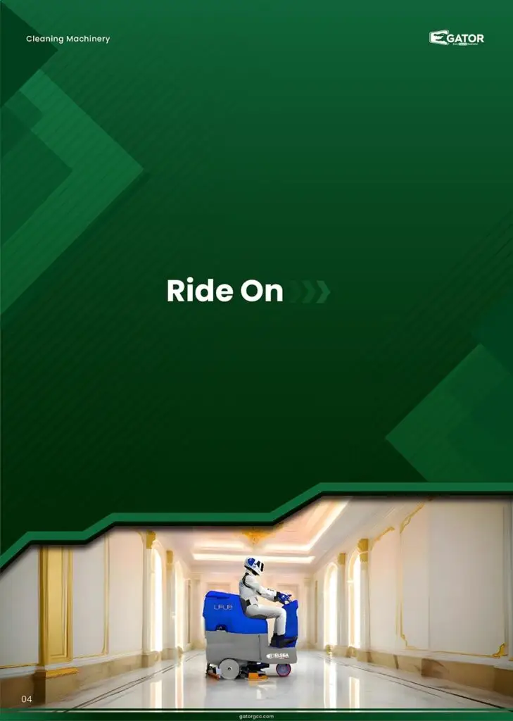 ride on cleaning machinery catalogue in saudi arabia